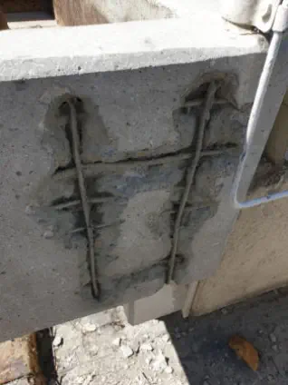 Betonschäden an Balkonbauteilen freigelegt © Foto: IPG